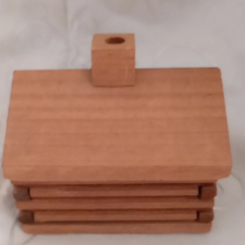 Trout What Not Tray And Log Cabin Storage Container